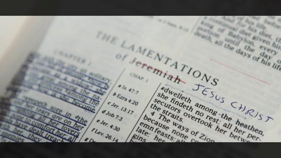 Jeremiah lamenting the destruction of Jerusalem