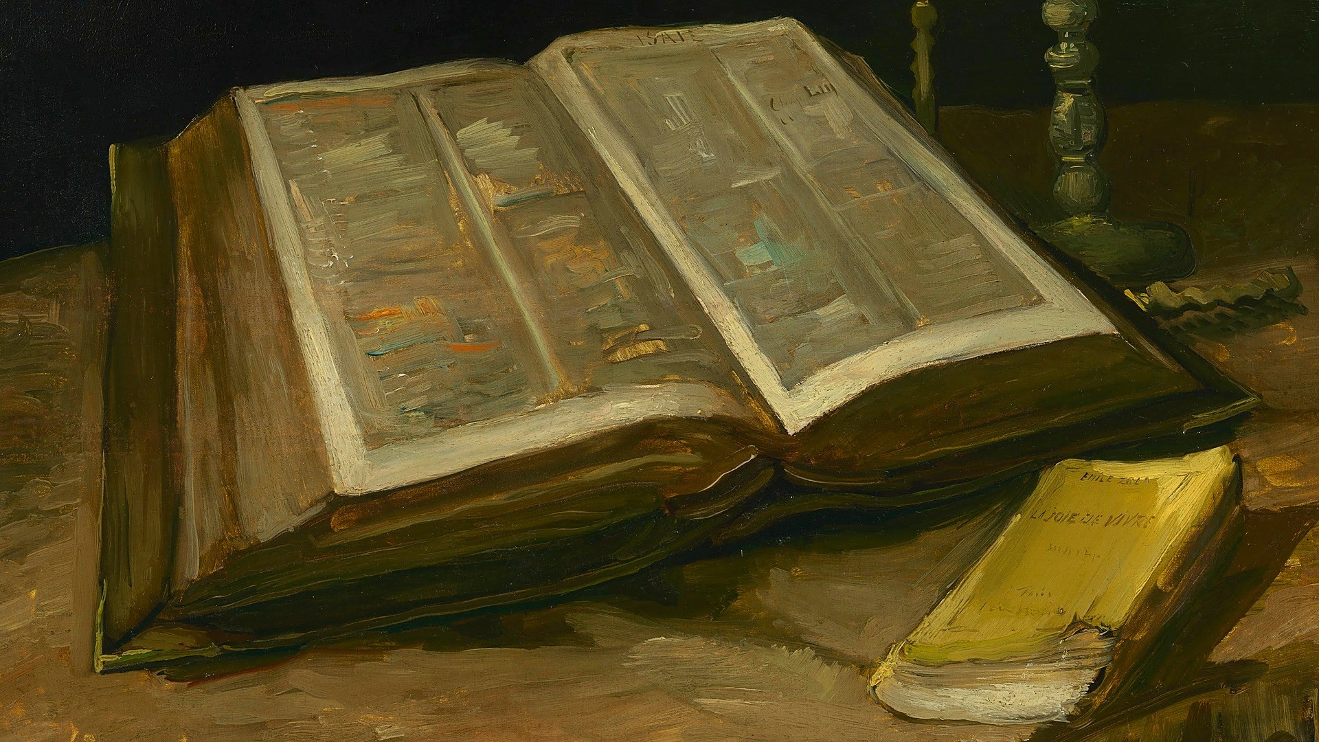 Still Life With Open Bible